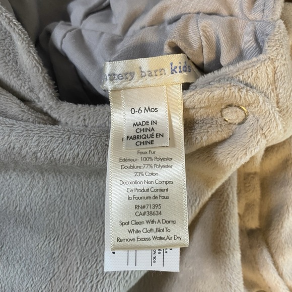 Pottery Barn Kids BABY ELEPHANT HALLOWEEN COSTUME 0-6 Circus Dumbo - Picture 4 of 8